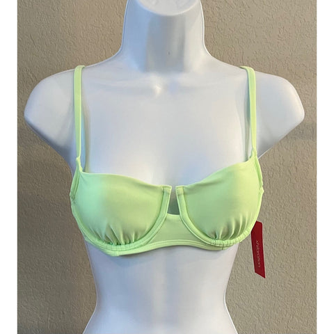 Juniors' Underwire Bikini Top - Xhilaration - Light Green - M (4-6)