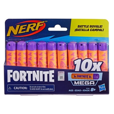 Hasbro Fortnite Nerf Official 10 Dart Mega Refill Pack for Nerf Fortnite Mega Dart Blasters
