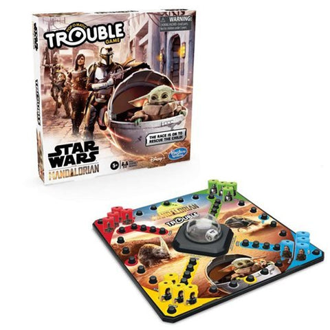 Hasbro Trouble - Star Wars the Mandalorian Edition Board Game