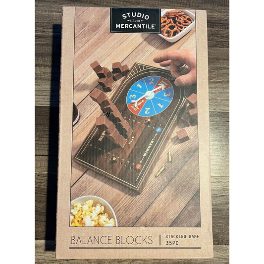 Studio Mercantile Balance Blocks Stacking Game Set, 35 Pieces