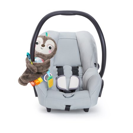 Bright Starts Singin Sloth Travel Buddy on-the-Go Plush Crib Toy