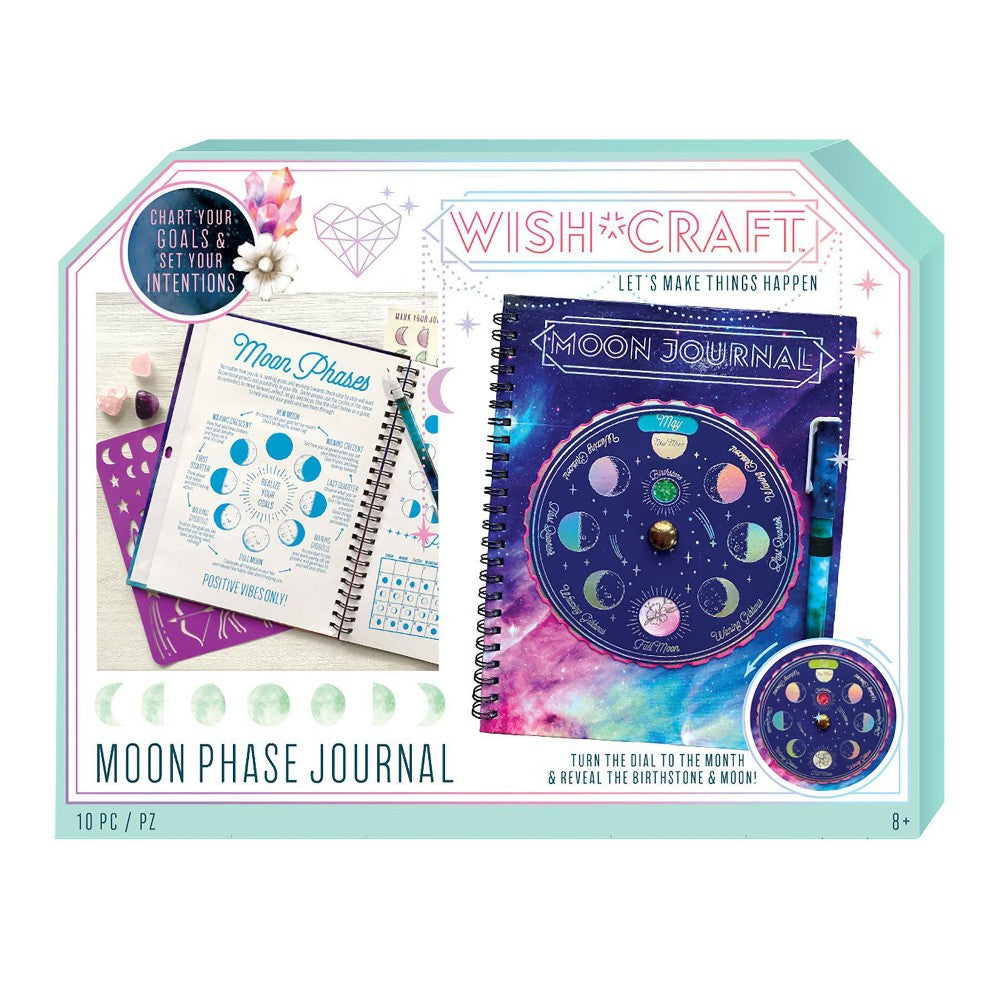 Bright Stripes Wish Craft Moon Phase Journal