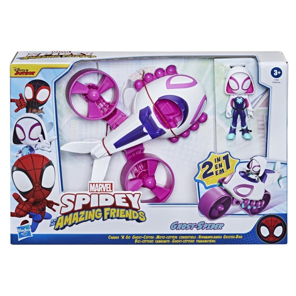 Marvel Spidey and His Amazing Friends 2 in 1 Ghost Copter & Bike