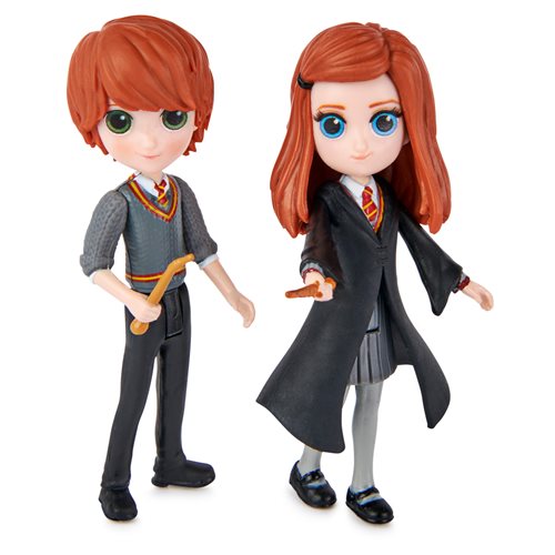 Harry Potter Wizarding World Ron Weasley and Ginny Weasley Magical Minis Doll Friendship Set
