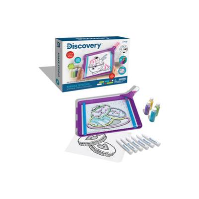 Discovery Kids Shake Studio Sprinkle Designer Kit, Arts and Crafts Stencil Kit, Purple