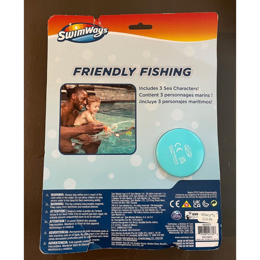 Swimways Friendly Fishing Magnetic Fish & Bobber Ages 2+