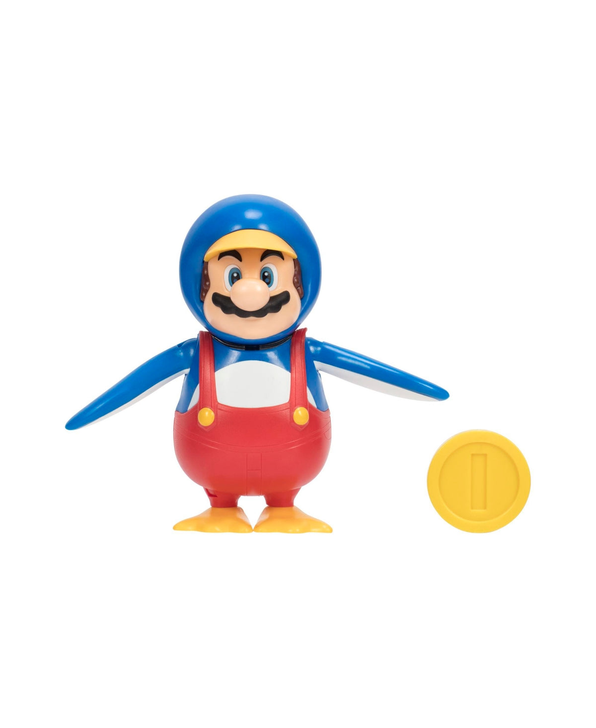 Super Mario 4 in Figures - Penguin Mario W/ Coin