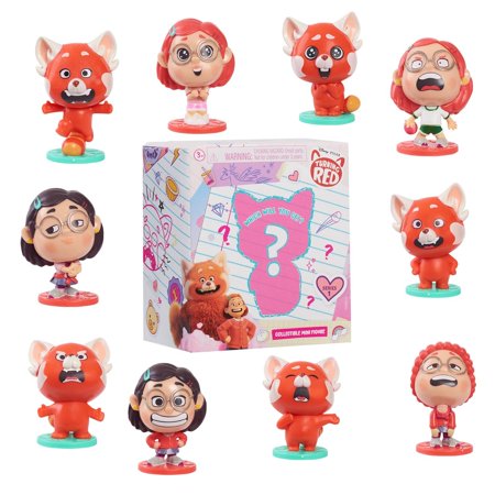 Disney and Pixar Turning Red Collectible Figures Series 1 Blind Bag Movie Collectibles Officially Licensed Kids Toys for Ages 3+