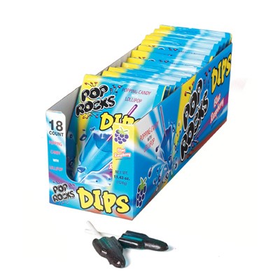 Pop Rocks Dips Blue Rasberry - 1 /11.43 oz Pack