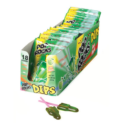 Pop Rocks Dips Sour Apple - 1 /11.43 oz Pack
