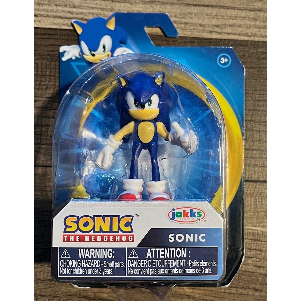 2022 Jakks - Sonic the Hedgehog 2.5" Sonic Figure New Sealed Sonic Movie