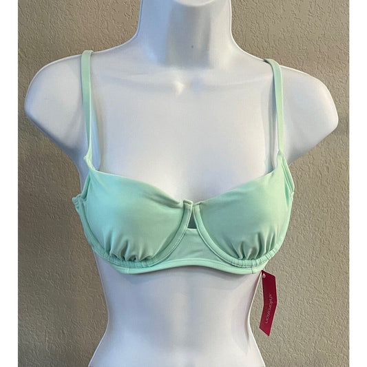 Juniors' Underwire Bikini Top - Xhilaration - Light Aqua Blue - M (4-6)