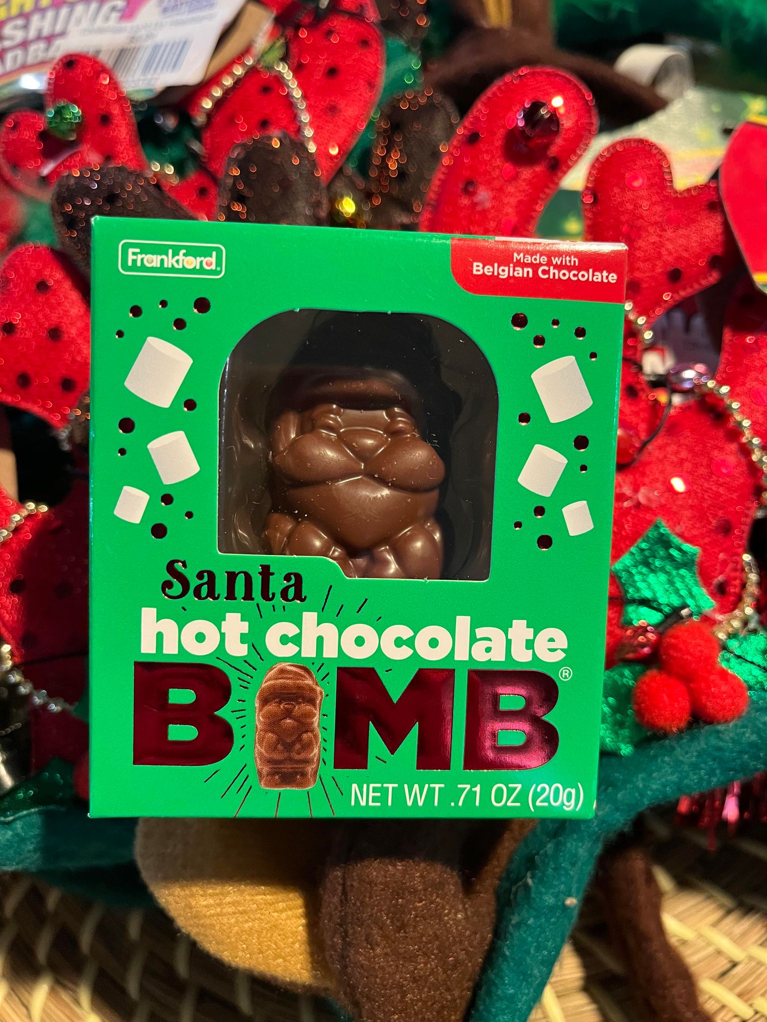 Santa Hot Chocolate Bomb - Made with Belgian Chocolate