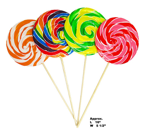 Wild West Swirl Lollipop Assorted - 10oz
