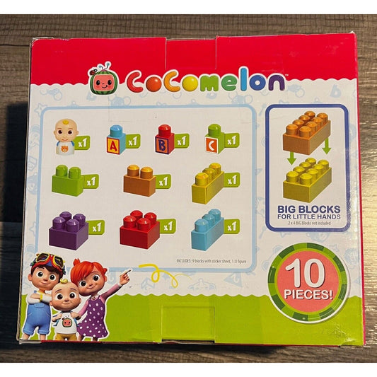 CoComelon JJ Building Block Set 10 Pc Set Coco Melon Toy