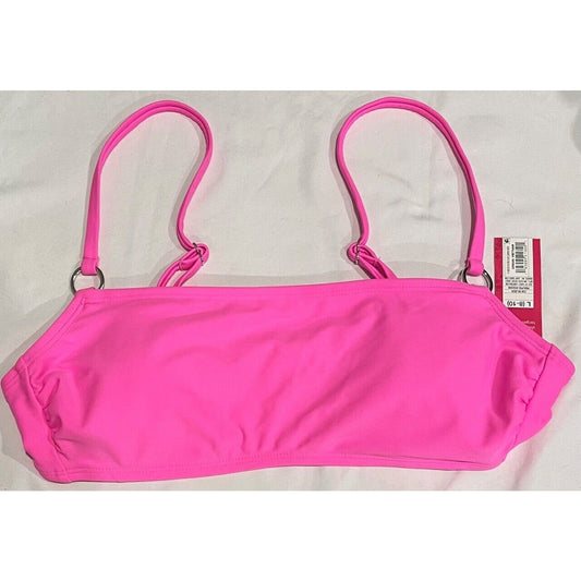 Junior's Mini Ring Bralette Pink Bikini Top - Xhilaration - XL (12-14)