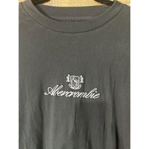 Abercrombie & Fitch Muscle Long Sleeve T Shirt XL Black