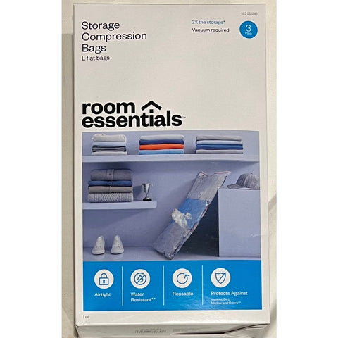 3 Large Compression Bags Clear - Room Essentials