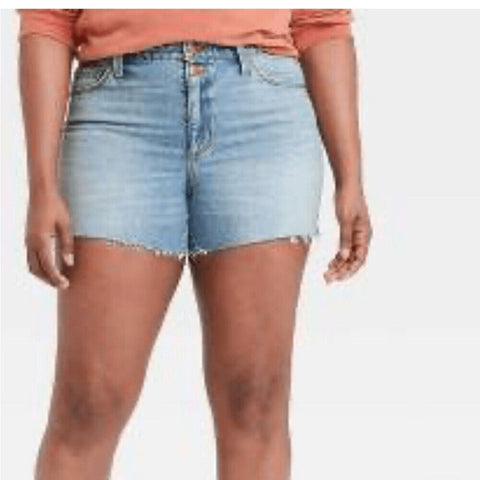 Universal Thread Vintage Denim Shorts with Raw Hems 26W