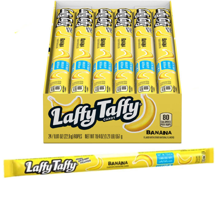 Laffy Taffy Rope - Banana .081oz each