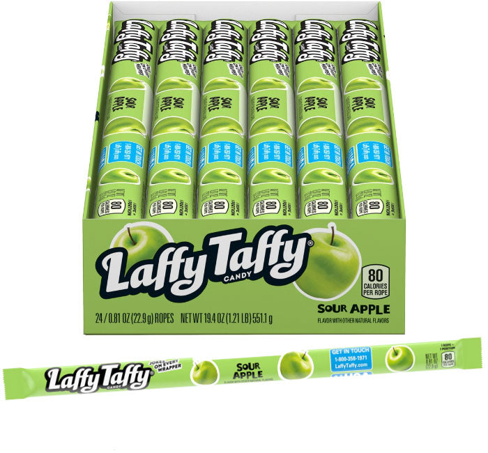 Laffy Taffy Rope - Sour Apple .081oz each