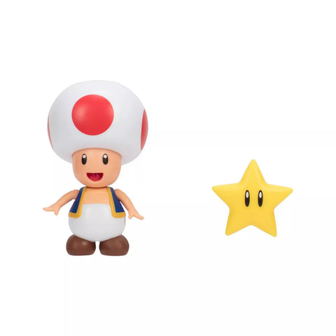Super Mario 4 Figure - Toad with Star