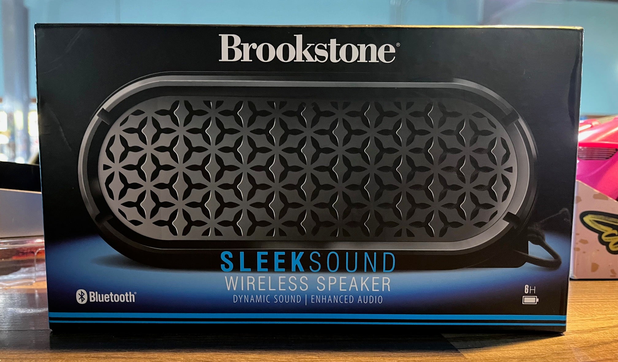 Brookstone Bluetooth Speaker - Sleek Sound - Black