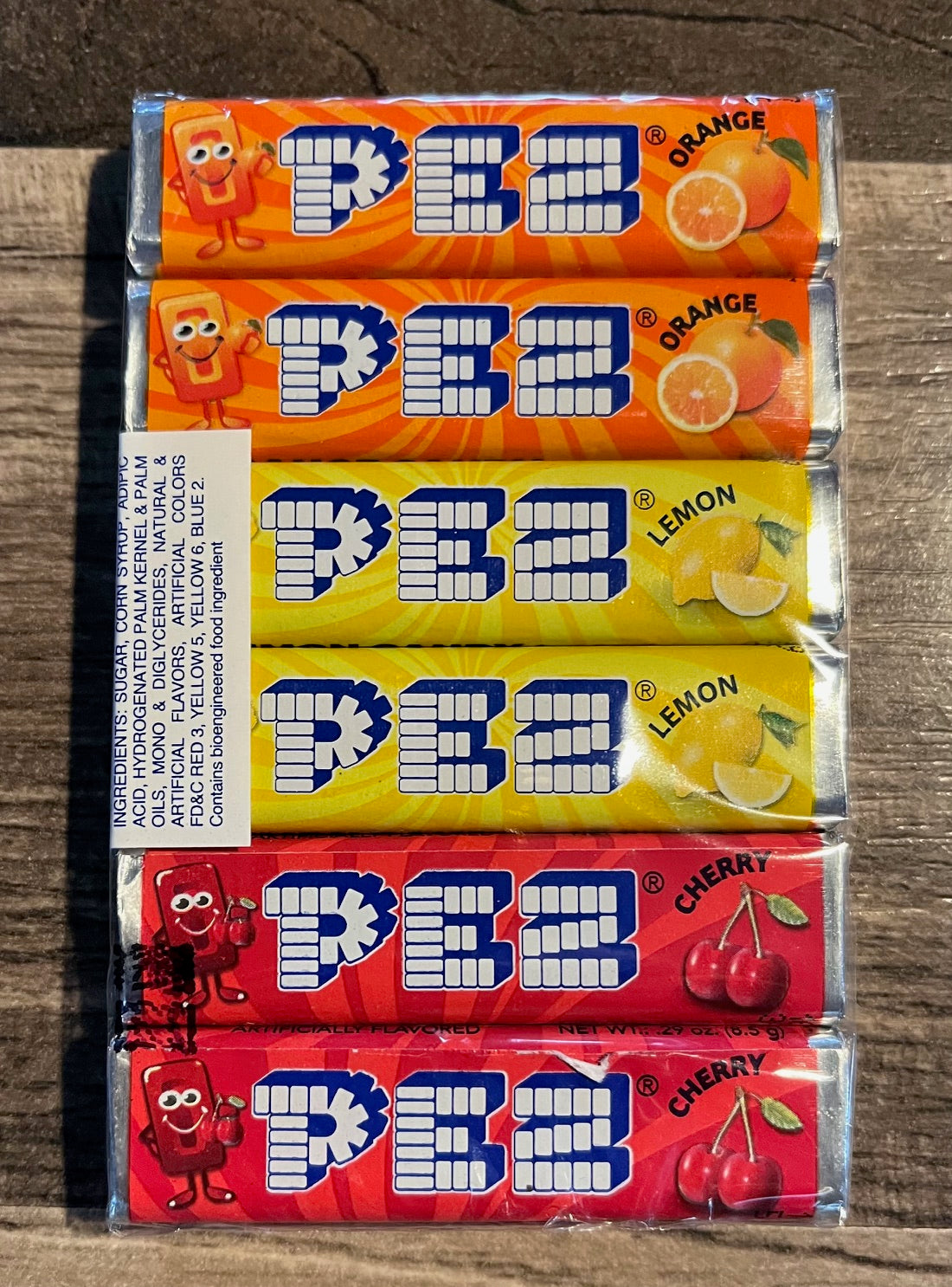Pez Refill - Assorted Fruit Candy - 6-pack