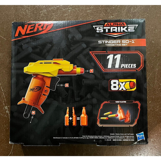 Nerf Alpha Strike Targeting Set w/ 1 Targeting Nerf Orange Bottle and 8 Darts