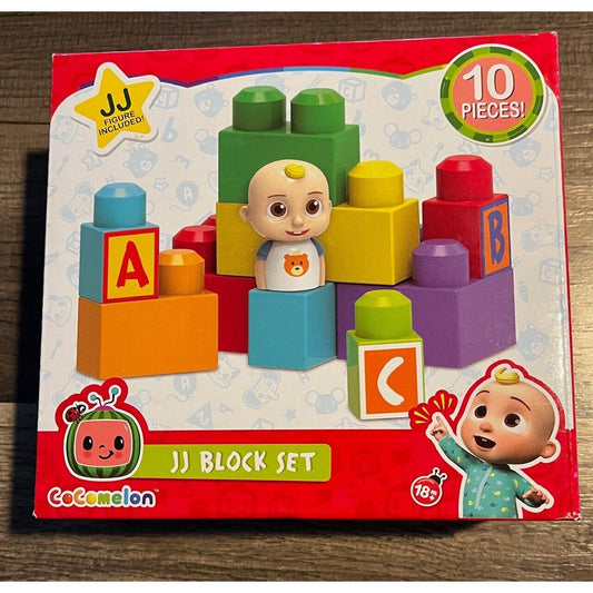 CoComelon JJ Building Block Set 10 Pc Set Coco Melon Toy