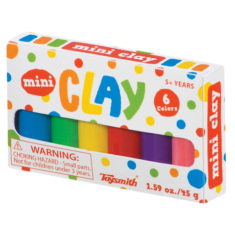 Toysmith 1.5 Oz Mini Clay Set 6 Vibrant Colors