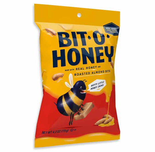 Bit O Honey Chewy Candy - Gluten Free & Low Fat - 4.2 Oz Bag