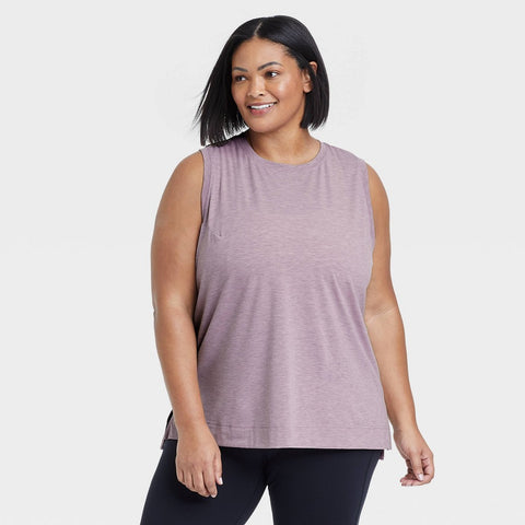 Women's Plus Size Active Muscle Tank Top - All in Motion 2X