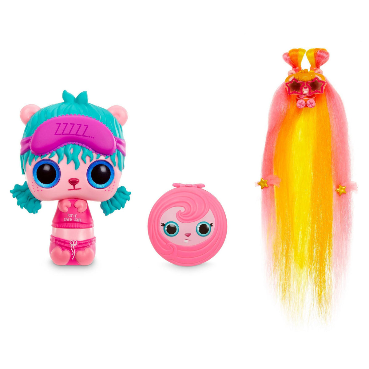 Pop Pop Hair Surprise 3-in-1 Pop Pets with Long Brushable Hair