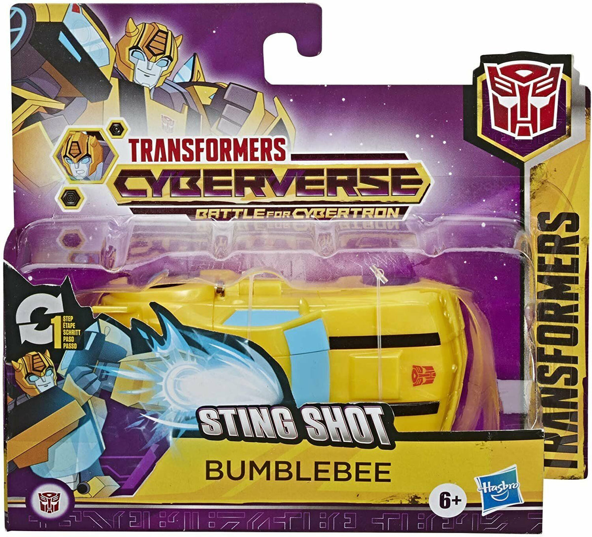 Transformers Cyberverse Action Attackers: 1-Step Changer Bumblebee
