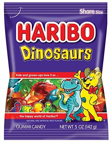 Haribo Gummy Dinosaurs - 5oz Bag
