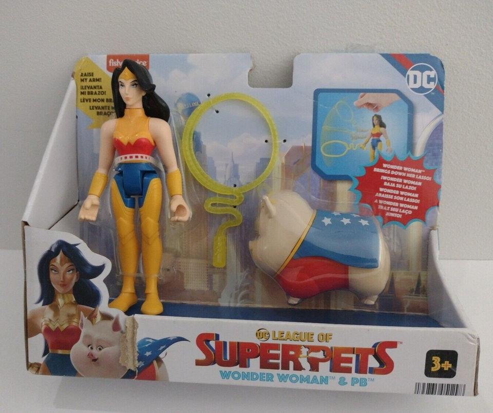 Fisher-Price DC League of Super-Pets Wonder Woman and PB