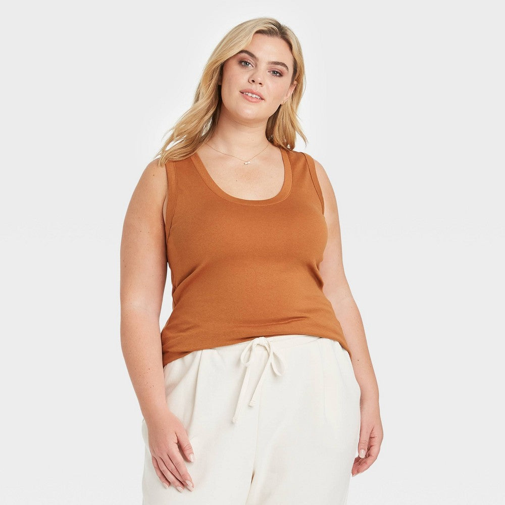 Women's Plus Size Slim Fit Tank Top - a New Day